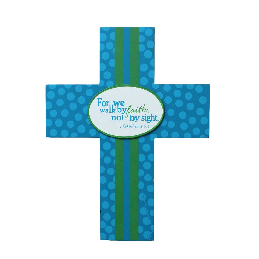 2 Corinthians 5:7 cross decor